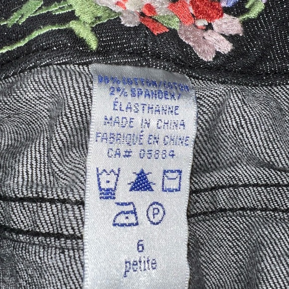 Tabi Petite Bootcut Black Jeans - Picture 5 of 7